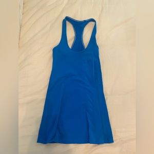 Lululemon racerback tech tank top, blue, size 6